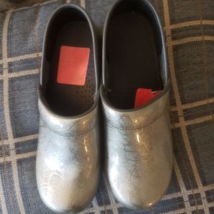 Sanita Silver Mules & Clogs